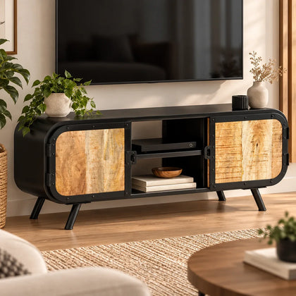 Meuble TV industriel
