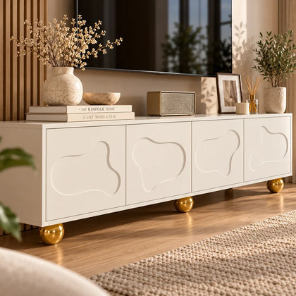 Meuble TV blanc